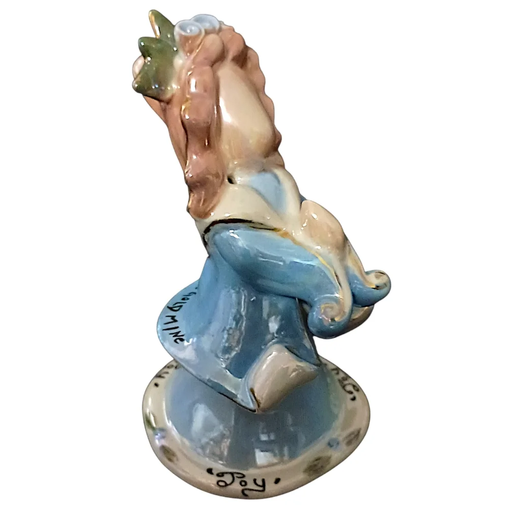 Blue Sky Clayworks Angel Ornament Joy‎ Heather Goldminc Christmas Blue Ceramic